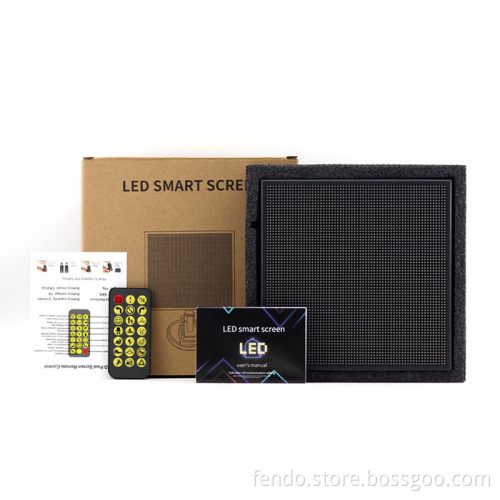 Programmable LED Smart Screen for Car Rear Window - High Resolution 64x64 Pixel Display